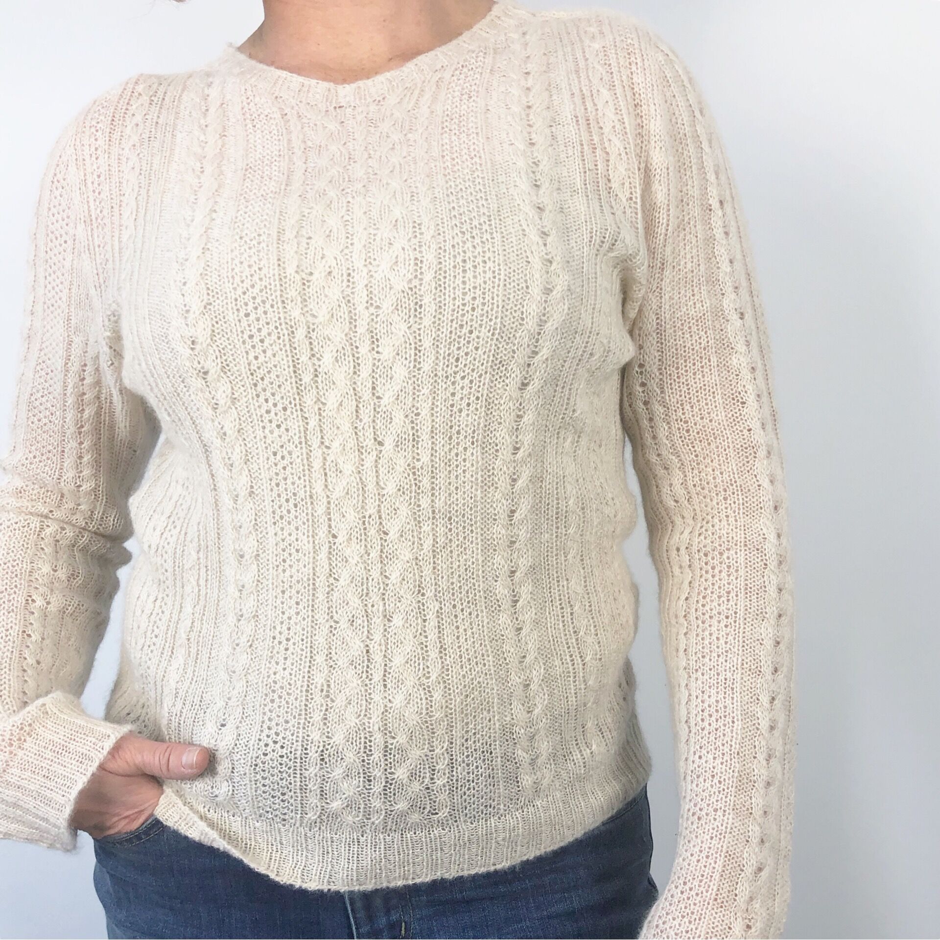 Knitwear- Cable Sweater Women’s